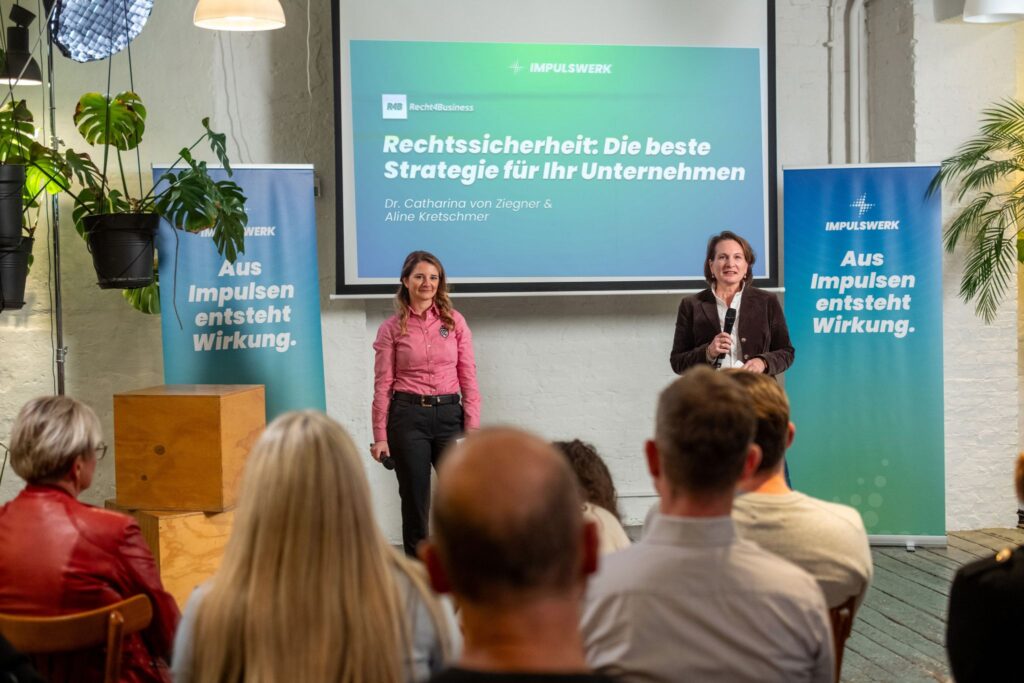 Vortrag beim Impulswerk Berlin – Rechtssicherheit für Unternehmen